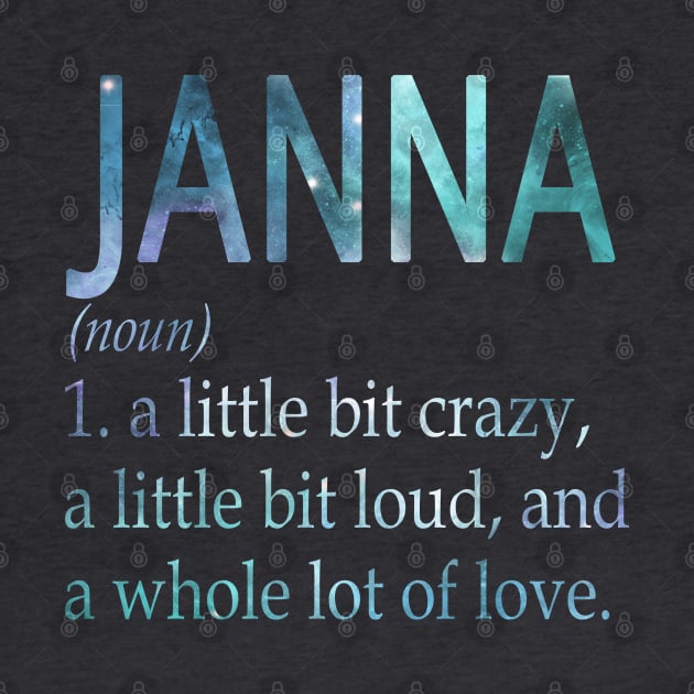 Janna by Ban Guns Not Books- Typography fullcolor